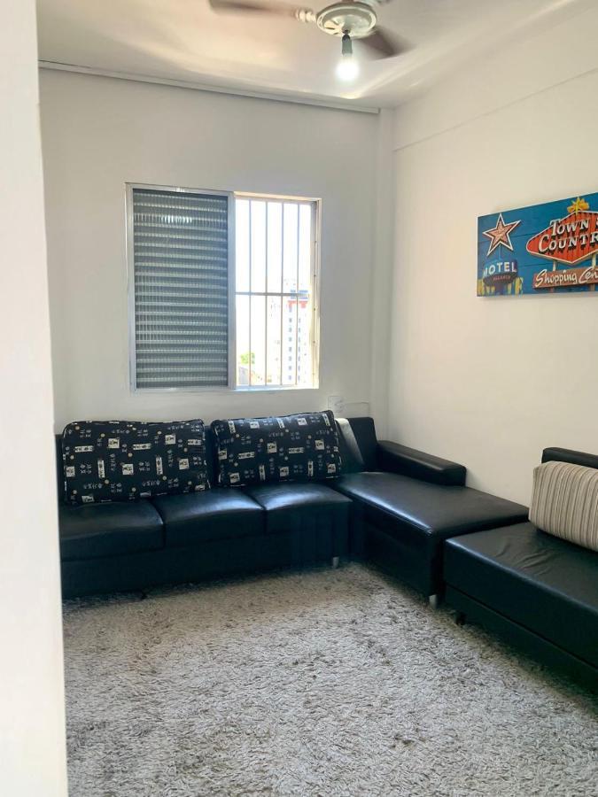 Seu Ap Na Praia Appartement São Vicente Buitenkant foto