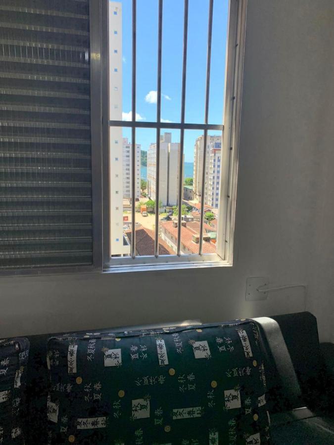Seu Ap Na Praia Appartement São Vicente Buitenkant foto