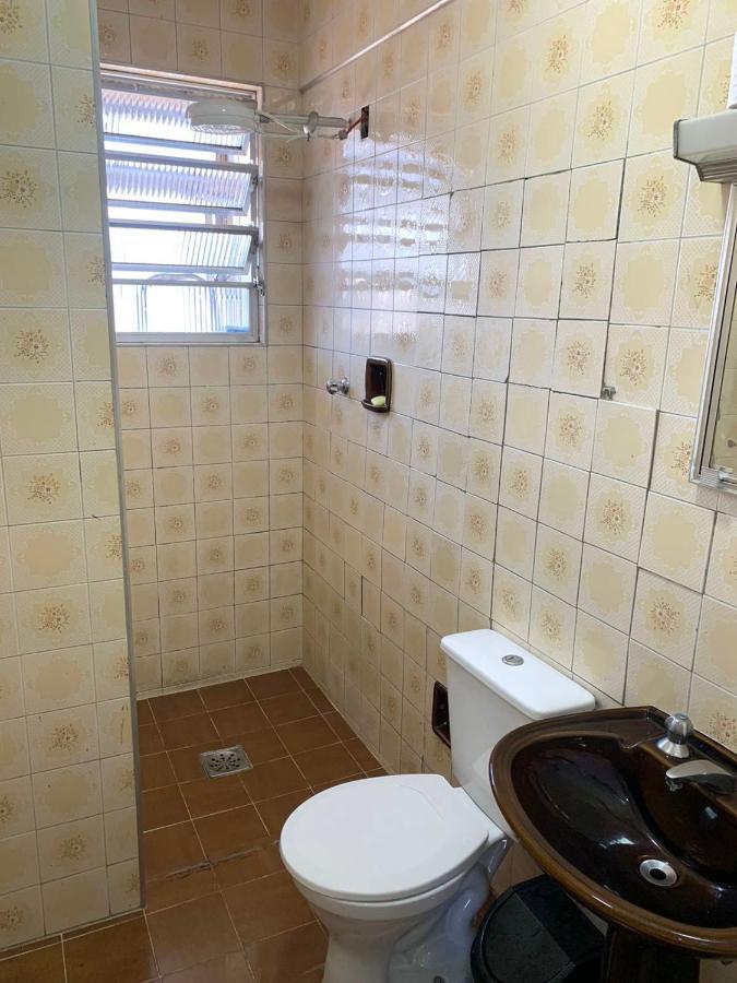 Seu Ap Na Praia Appartement São Vicente Buitenkant foto